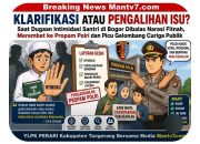 Klarifikasi Atau Pengalihan Isu? Saat Dugaan Intimidasi Guru Pengabdi Di Bogor Dibalas Narasi Fitnah, Merembet Ke Propam Polri Dan Picu Gelombang Curiga Publik