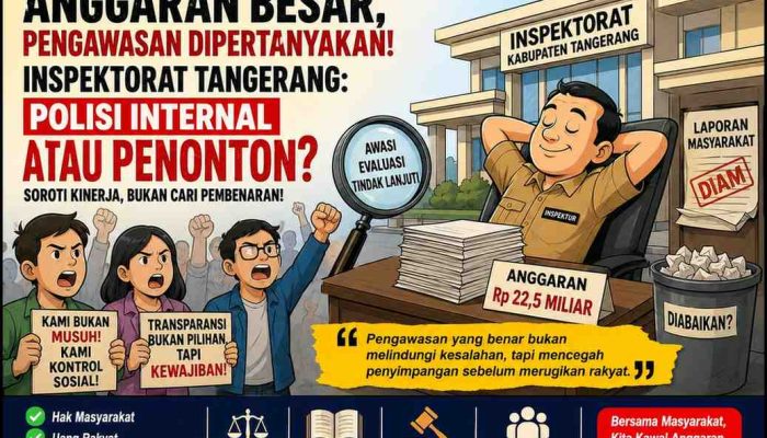 Pantas Saja Masalah Masih Menumpuk “Polisi Internal” Inspektorat Kabupaten Tangerang Diduga Masih Sibuk Rapat Di Hotel Mewah, Di Tengah Status Zona Merah Korupsi Dan Miskin Ekstrim