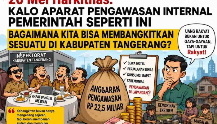 20 Mei Harkitnas: Kalau Aparat Pengawasan Internal Pemerintah (APIP) Saja Masih Dipertanyakan, Bagaimana Kabupaten Tangerang Mau Bicara Kebangkitan?