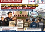 YLPK PERARI Kabupaten Tangerang Hadiri Sidang Perdana, Bola Panas Embung Sudirman Mulai Digulirkan di PN Tangerang