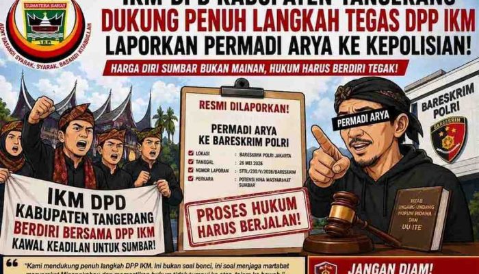 Gelombang Dukungan Menguat, DPD IKM Kabupaten Tangerang Tegaskan Berdiri Bersama DPP IKM Kawal Proses Hukum Abu Janda