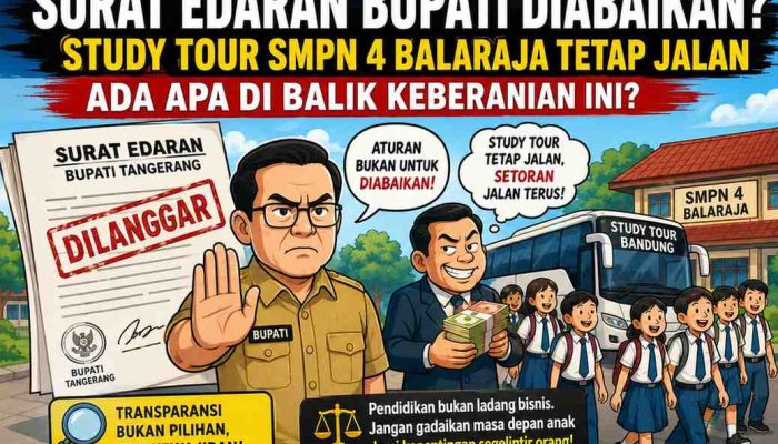 Surat Edaran Bupati Tangerang Seolah Tak Bertaring, Study Tour SMPN 4 Balaraja Tetap Jalan, Publik Kini Menanti Penjelasan Terbuka