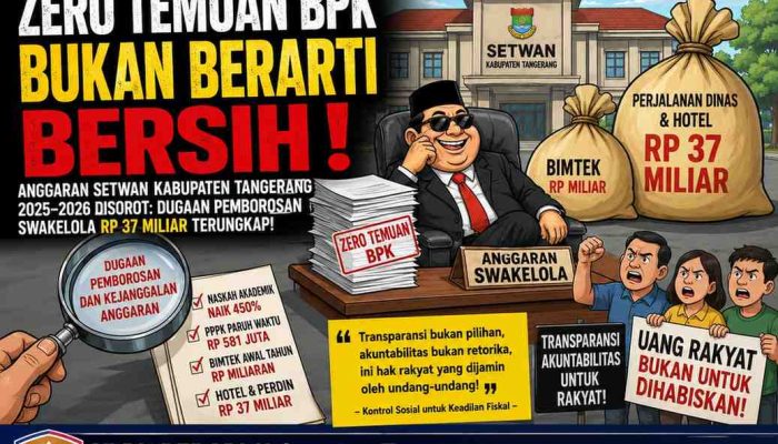 “Zero Temuan BPK” Setwan Kabupaten Dibedah Publik Terkait Swakelola RP 37 M Untuk Hotel, Bimtek, Naskah Akademik Dinilai Janggal Sistemik