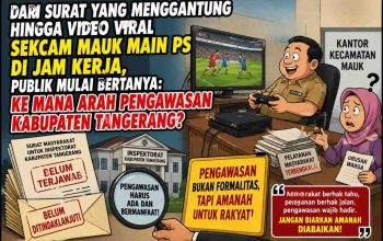 Kok bisa? Video Viral Sekcam Mauk Main PS Di Jam Kerja, Publik Mulai Bertanya: Ke Mana Arah Pengawasan Kabupaten Tangerang Saat Ini?