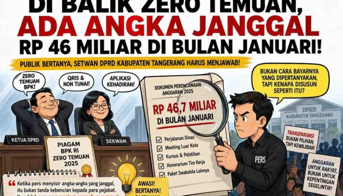 Di Balik Gemerlap Zero Temuan, Publik Menanti Jawaban: Mengapa Rp 46 Miliar Terkonsentrasi Di Awal Tahun Anggaran?