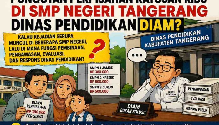 Saat Pungutan Perpisahan Muncul Di Sejumlah SMPN Kabupaten Tangerang, Mengapa Dinas Pendidikan Kabupaten Tangerang Terlihat Diam Dan Tak Bergerak?