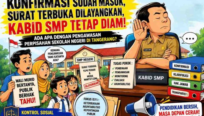 Ombudsman Sudah Larang Pungli, Namun Dugaan Praktik Masih Berjalan, Kabid SMP Bungkam, Publik Pertanyakan Kinerja Kadis Pendidikan Kabupaten Tangerang