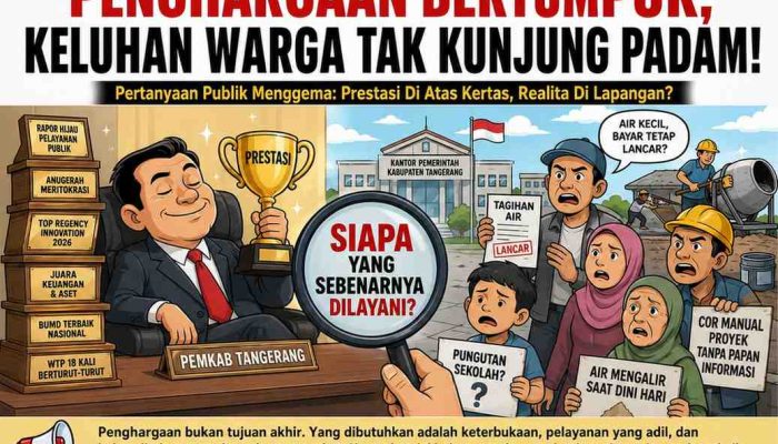 Saat Piala Terus Bertambah Dan Keluhan Warga Tak Kunjung Padam, Kabupaten Tangerang Sedang Merayakan Prestasi Atau Mengabaikan Pertanyaan Publik?