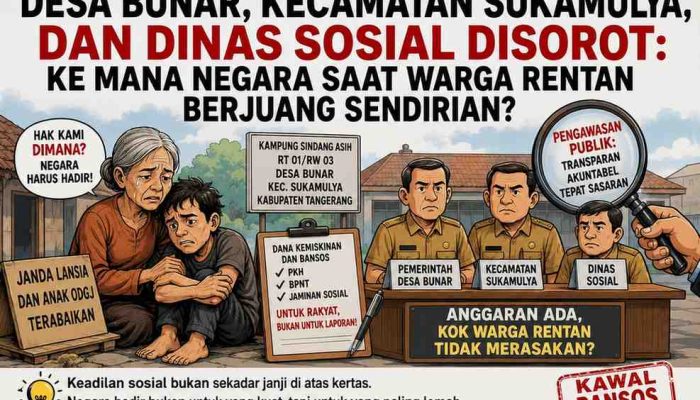 Desa Bunar Dan Kecamatan Sukamulya Dalam Sorotan Tajam, Mengapa Warga Rentan Masih Berjuang Saat Anggaran Terus Digelontorkan?