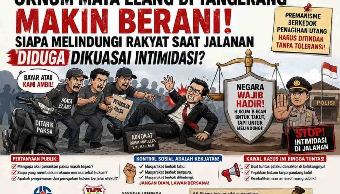Aparat Hukum Wajib Bertindak: YLPK PERARI Mengecam Keras Dugaan Pengeroyokan Advokat, Apakah Oknum Mata Elang Merasa Kebal Dari Hukum Negara?