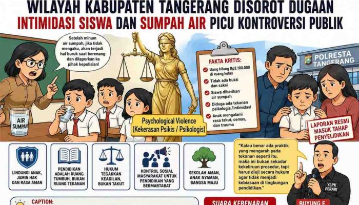 Klarifikasi Uang Hilang Di Sekolah Dasar Negeri Wilayah Kabupaten Tangerang Disorot Dugaan Intimidasi Siswa Dan “Air Sumpah” Picu Kontroversi Publik