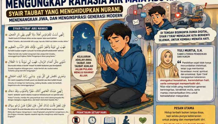 Mengungkap Rahasia Air Mata Abu Nawas: Syair Taubat yang Menghidupkan Nurani, Membentuk Karakter, dan Menginspirasi Generasi Modern Sepanjang Zaman Kini