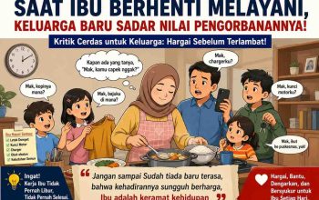 Ketika Senyum Ibu Tak Lagi Hadir, Keluarga Baru Memahami Nilai Pengorbanan, Empati, dan Tanggung Jawab yang Selama Ini Terabaikan