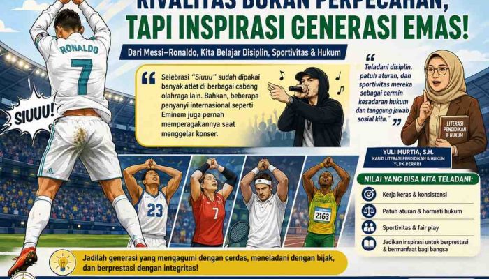 Siiiuuu! Rivalitas Abadi Messi dan Ronaldo Menjadi Inspirasi Pendidikan Karakter, Disiplin, dan Kesadaran Diri bagi Generasi Emas Indonesia
