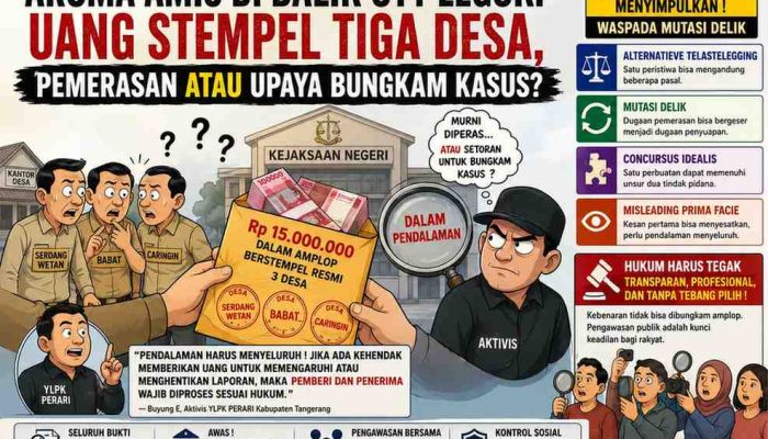 Apa Cerita “Pemerasan” di Balik OTT Legok? Dari Angka Rp25 Juta Menjadi Rp15 Juta hingga Masuk ke Amplop Berstempel Tiga Desa