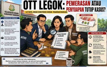 OTT Legok Belum Usai, Saatnya Publik Mengawal Pembedahan Hukum Menyeluruh Agar Seluruh Fakta Terungkap Tanpa Menyisakan Tanda Tanya Lagi