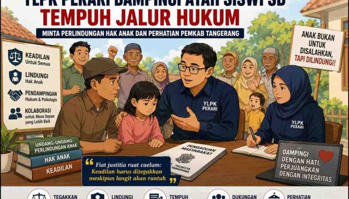 Ketika Anak Pulang Membawa Rasa Takut Karena “Air Sumpah”, YLPK PERARI Kabupaten Tangerang Hadir Mendampingi Mencari Keadilan Melalui Jalur Hukum Bermartabat