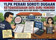 YLPK PERARI Soroti Dugaan Ketidaksesuaian Data Guru Honorer dan Dana BOS, Minta SMP Negeri 4 Terbanggi Besar Buka Dokumen Resmi
