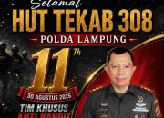 Letkol Hendra Gunawan: TEKAB 308 Harus Tetap Menjadi Garda Terdepan Menjaga Rasa Aman