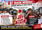 81 Tahun Indonesia Merdeka, Kritik Warganet Menggema: “Pejabat Difasilitasi, Rakyat Jangan Dipersulit”