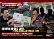 Rumah Awalnya Rp350 Juta, Hi Klaim Sudah Bayar Rp683 Juta: Misja Cs Digugat PMH ke PN Tangerang