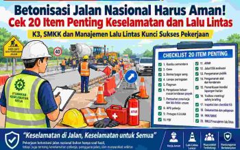 Keselamatan Jangan Berhenti di Atas Kertas: Menguji Implementasi K3 dan Manajemen Lalu Lintas Proyek Jalan Nasional