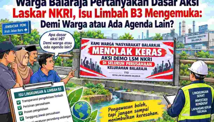 Warga Balaraja Bertanya: Aksi Laskar NKRI Soal Limbah B3, Murni Kontrol atau Ada Kepentingan Lain?