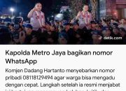 KAPOLDA METRO JAYA BUKA JALUR KOMUNIKASI DENGAN MASYARAKAT, TRANSPARANSI PELAYANAN PUBLIK JADI SOROTAN
