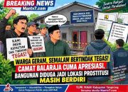 Warga Geram dan Bertindak, Camat Balaraja Cuma Apresiasi? Bangunan Diduga Lokasi Prostitusi Offline Masih Berdiri, Publik Menuntut Jawaban Konkret Pemerintah
