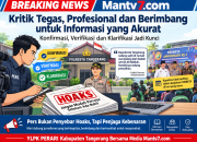 Mantv7.com Pilih Transparansi daripada Polemik Serta Hormati Klarifikasi POLRESTA TANGERANG , Buka Kronologi Konfirmasi Dan Tegaskan Komitmen Pada Akurasi